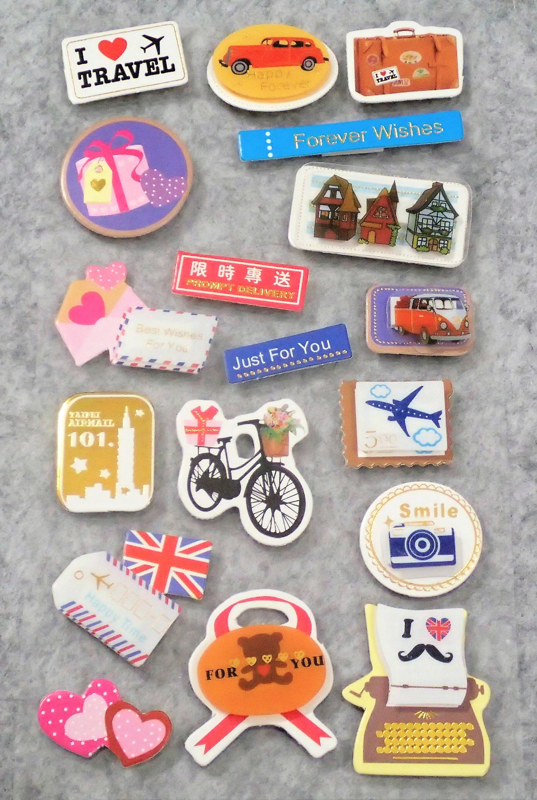 Cute PVC Little Pop Out Stickers LPO05