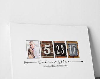 Wedding Guest Book Wedding Guestbook Custom Guest Book Personalized wedding photo guestbook wedding gift wedding keepsake -4