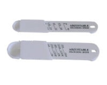 Plastic Adjustable Measuring Spoon Set