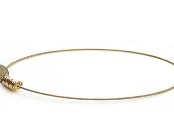 Guitar String Bracelet // Gold Bangle Bracelet / Charm Bracelet / Eco-Friendly Jewelry / Guitar String Jewelry / Friendship Bracelet / Music