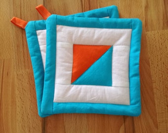 Pair of pot holders, potholder, potholders, kitchen accessories, pot holder