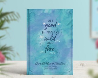 Travel notebook, Travel journal, Bucket list journal, Anniversary journal, 40th birthday, Our adventure book, Personalised, Our bucket list
