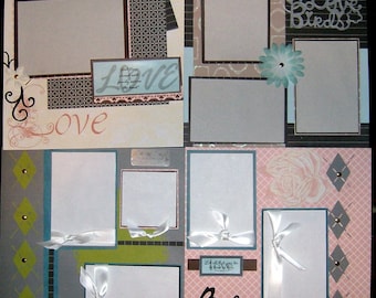 Wedding Photo Album Scrapbook- "Cherished" ***New Price***