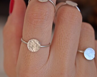 Full Moon Ring, Moon Phases Sterling Silver Ring, Rose Gold Ring, Boho Wedding Jewelry, Gold ,Silver Boho Ring ,Bohemian Moon, Bride Gift
