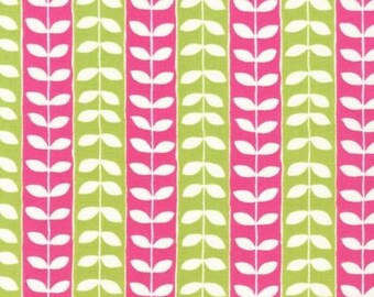 Monaluna Mingle Leaf stripe SPRING 1/2 YD total