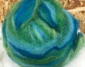 Alpaca Wool Roving, Spinning, Felting, Mermaid