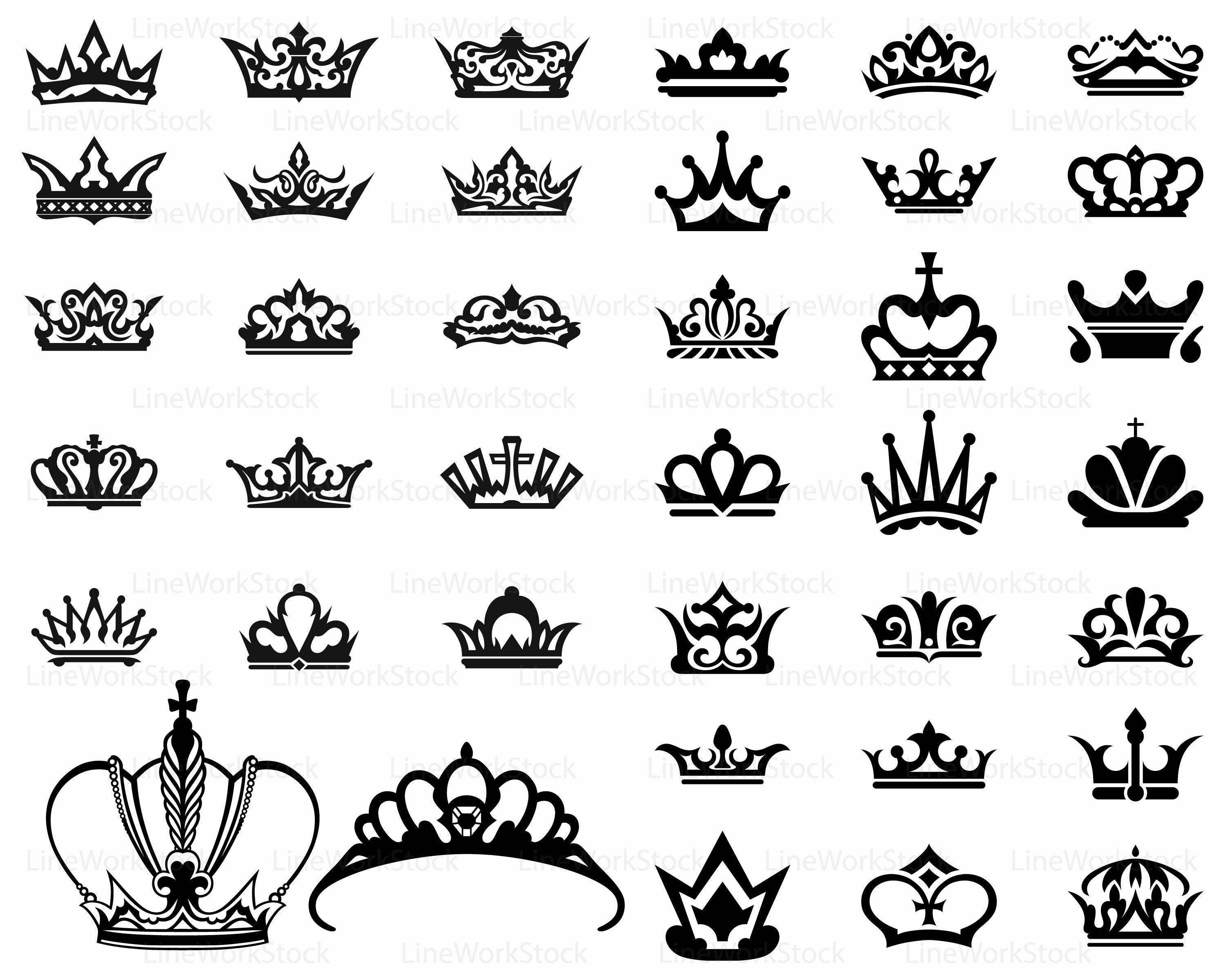 Free Free 328 Silhouette Simple Crown Svg SVG PNG EPS DXF File