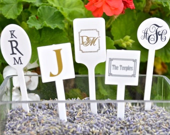 Personalized Plastic Drink Stir Sticks, Monogrammed Drink Stirrers, Custom Swizzle Sticks, Wedding Stir Sticks, Baby Shower, Bridal Shower