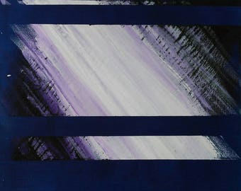 Light - pop purple acrylic painting