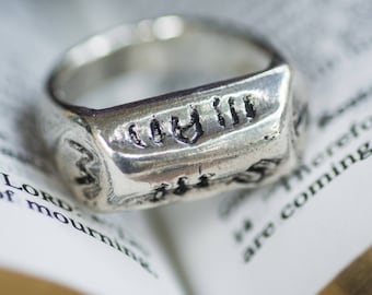 Joan of Arc Ring Replica Reproduction Sterling Silver
