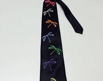 Dragonflies Necktie