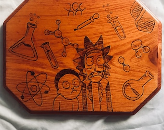 Rick and Morty Plaque