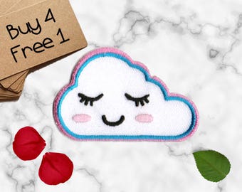 Cloud Patch Cute Patches Iron On Embroidered Patches