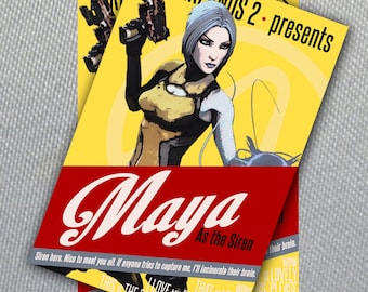 Maya Poster //Borderlands 2// Digital File Instant Download