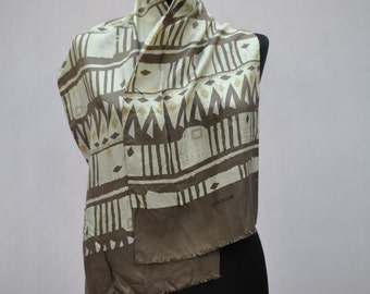 Vintage STRENESSE long silk scarf....