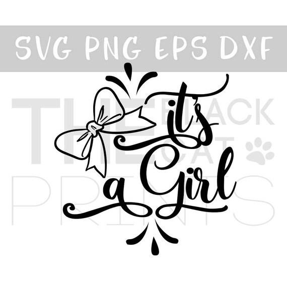 Download It's a girl svg file Baby shower svg for Cricut svg cut