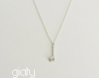 Giraffe Necklace, Small Necklace, Everyday Necklace, Simple Necklace, Bff Necklace, Charm Necklace, Bridesmaid Gift, Mother's Day Gift