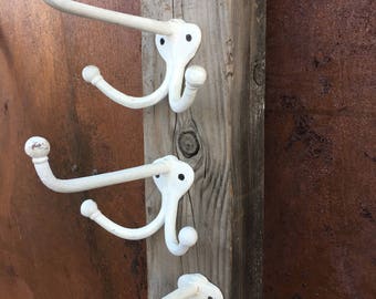 Vintage Cast Iron Coat/Robe/Towel/Hat Hook (Set of 3)