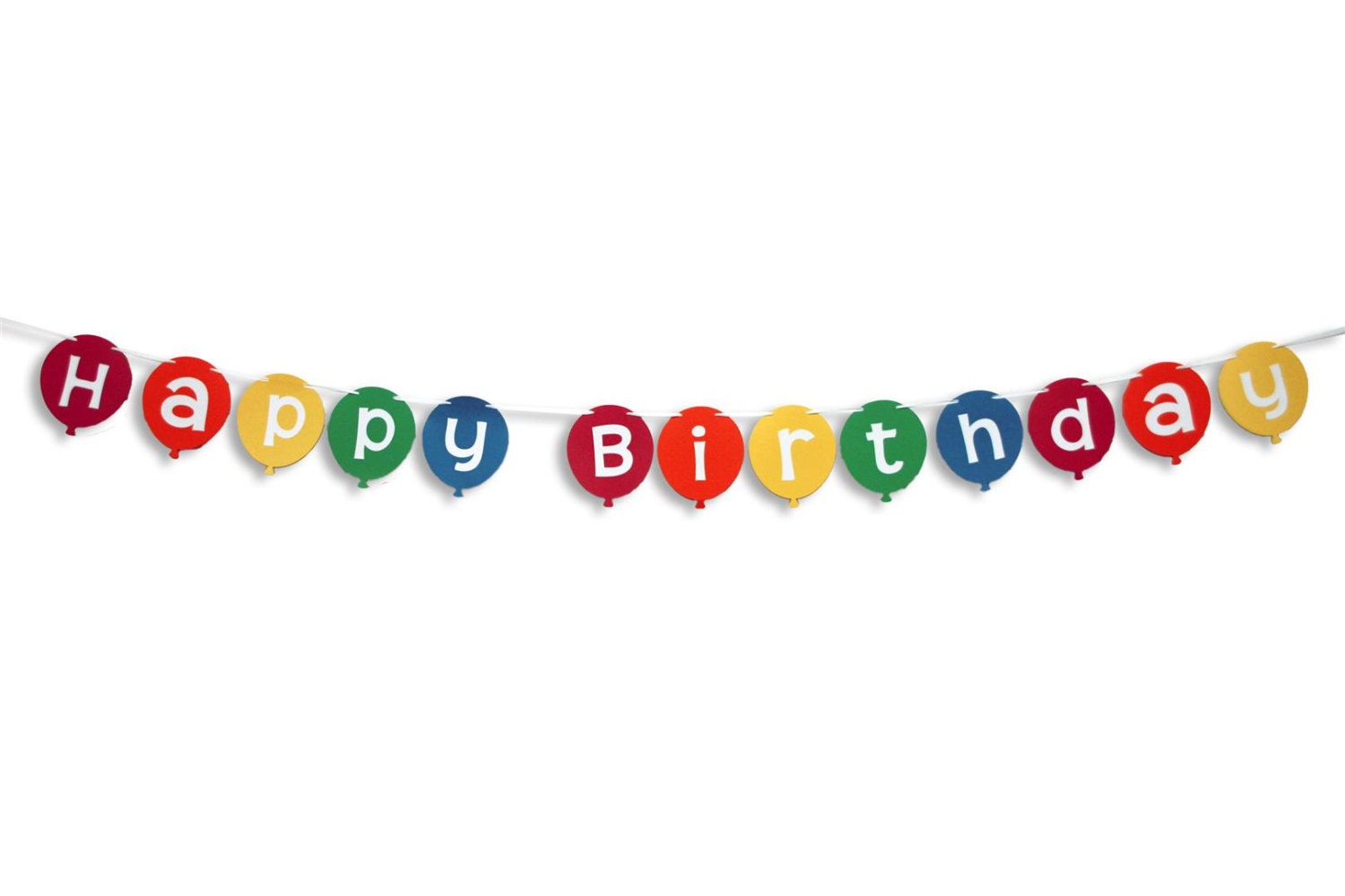  HAPPY BIRTHDAY Balloon Banner  Happy  Birthday  Balloon  Garland