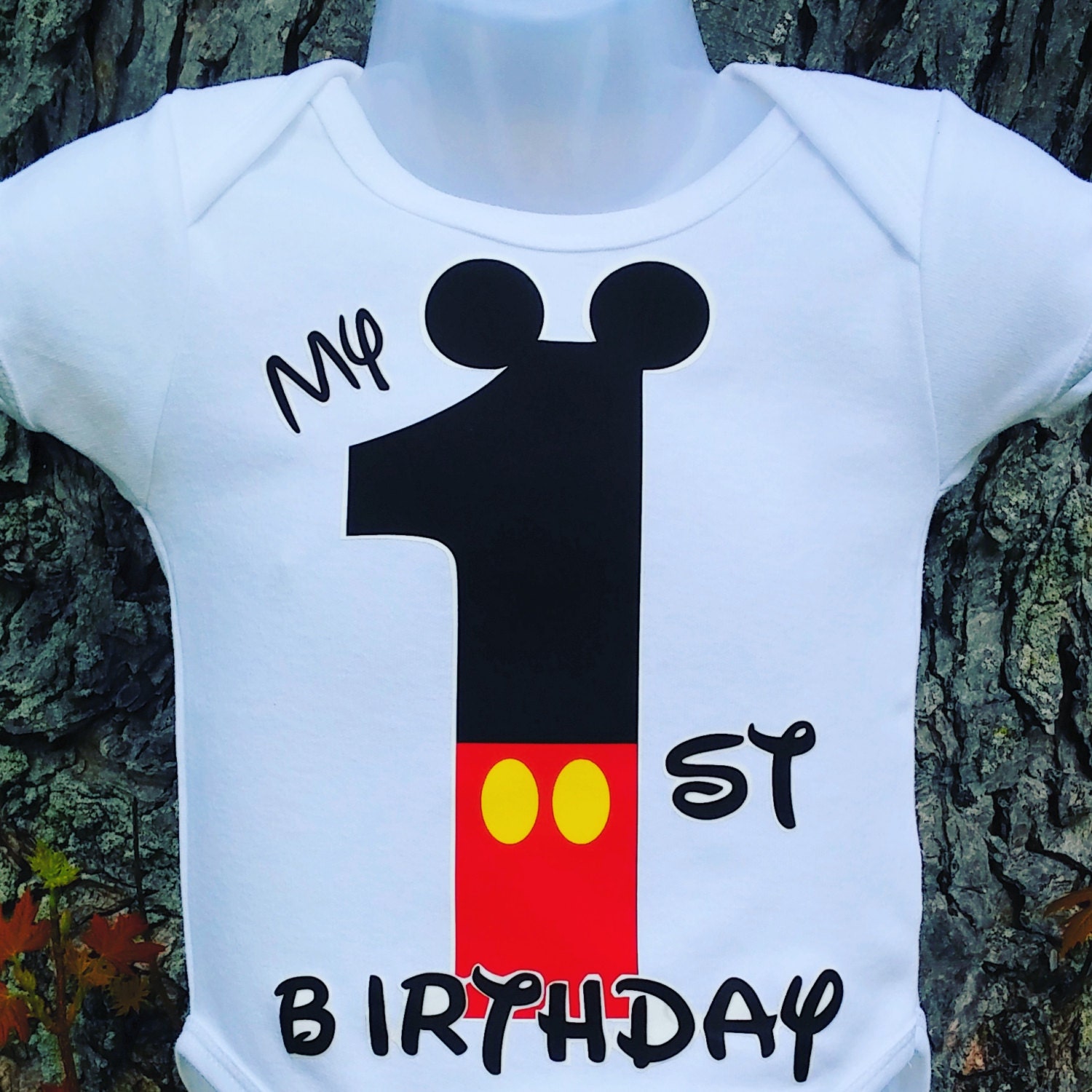 mickey 1st birthday shirt