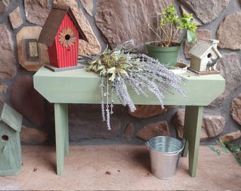 Solid Wood Decorative Bench ** Custom Made to Order in Various Sizes and Finish Options