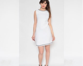 Vintage White Stretchy Dress
