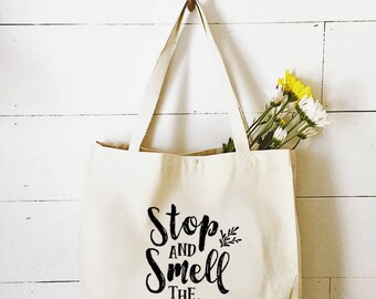 Stop and Smell the Oils - Market Tote