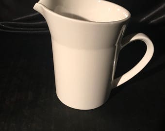 Mid century modern ceramic Made in New Zealand pottery creamer carafe
