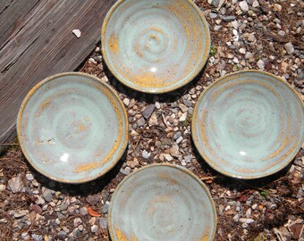 Ceramic Dessert Plate - Sea Foam Blue