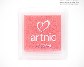 BEST SELLER Tsukineko VersaColor Artnic (AS-032 Coral) Peach Japanese Pigment Ink for Paper