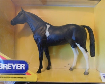1990 Breyer horse spotted trakehner warmblood no. 731 traditional Texas childrens models collectibles horse statue gift womens