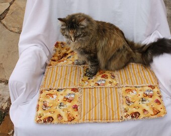 Couch Cover, Pet Blanket, Catnip Blanket, Pet Bedding, Fabric Cat Bed, Designer Cat Bed, Cat Bed, Luxury Cat Blanket, Pet Supplies, Pet Mat