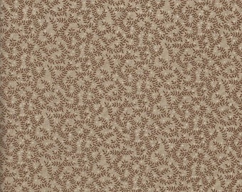Tan Calico Print Fabric 1 yard