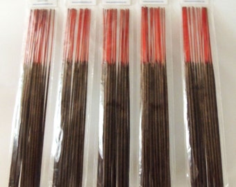 100 pcs. of Freshly made incense sticks (choose five scents)