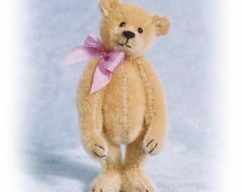 Miss Butternut - Miniature Teddy Bear Kit - Pattern - by Emily Farmer