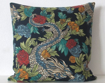 Dwell Studio Ming Dragon Admiral Chinese dragon decorative pillow cover