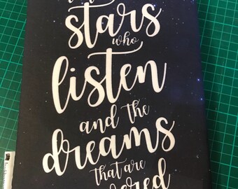 ACOTAR stars who listen bookbestie book sleeve padded and lined HARDBACK size 2 WEEKS till dispatch