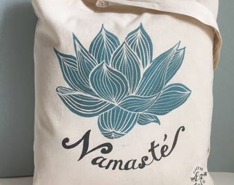 Organic cotton bag Tote / organic cotton bag / Namaste