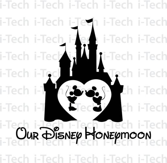 Our Disney Honeymoon SVG disney castle svg disney valentine