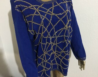 Vintage beaded sweater