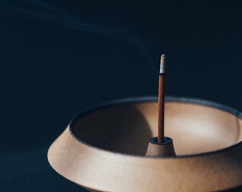 Autumn: Incense holder - Modern Home Decor - Zen Art Pottery - Incense Holder - Meditation Yoga