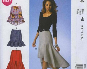McCall's M7054 Skirts Pattern Size A5 (6-8-10-12-14)