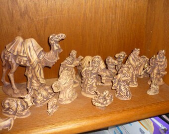 Old World Nativity Set Ready to Paint