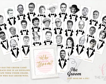 Who Has The Groom Game, Bridal Shower Sign, Bridal Shower, Bachelorette Party, Hen Party, Printable, Printable Sign, Instant Download