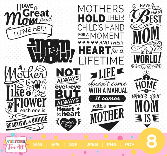 Download Mother's day quotes SVG, Mother Day SVGs Monogram Font ...