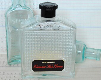 Vintage Watkins Glass Bottle