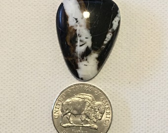 White Buffalo Ribbon Cabochon