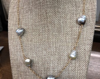18” Keshi Pearl Necklace