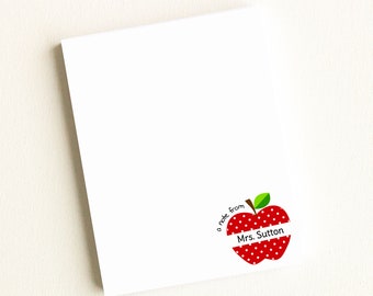 Personalized Notepad | Personalized Teacher Notepad | Personalized Teacher Note Pads | Teacher Gifts | Teacher Christmas Gifts