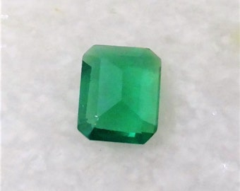 Emerald Stones Natural Loose SALE Emerald Cut 14mm X 10mm, Green Emerald Faceted Precious Gemstones, Green Imitation, Real Original Stones
